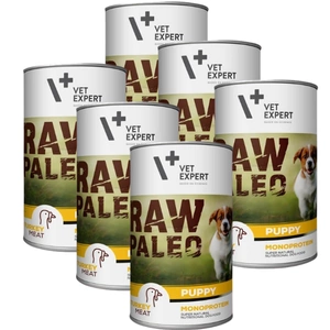 Vetexpert RAW PALEO puppy turkey 6x400g - indyk puszka