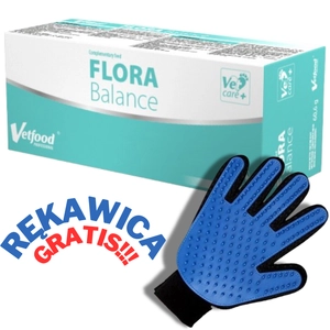 VETFOOD FLORA Balance 120 caps + RĘKAWICA DO CZESANIA GRATIS!!