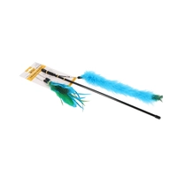 DINGO Zabawka dla kota: Wędka dla kota z wymiennymi zabawkami