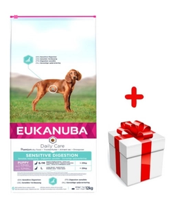 EUKANUBA Sensitive Digestion Puppy 12kg + niespodzianka dla psa GRATIS!