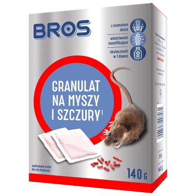 BROS - granulat na myszy i szczury 140g