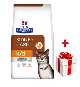 HILL'S PD Prescription Diet Feline k/d 1,5kg + niespodzianka dla kota GRATIS!