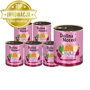 DOLINA NOTECI PREMIUM SUPERFOOD kaczka i przepiórka 6x800g