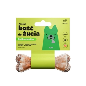 AZANKI Kość do żucia z insektami i jeżyną dla psa S/M 12 cm
