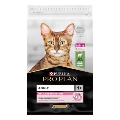  PRO PLAN Delicate Digestion Adult Karma dla kotów bogata w jagnięcinę 7,4kg / Opakowanie uszkodzone (2162) !!!