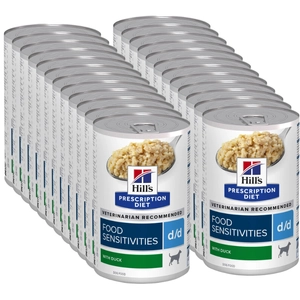 HILL'S PD Prescription Diet Canine d/d Kaczka (Duck) 24x370g