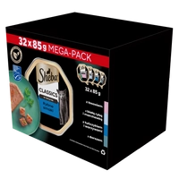 SHEBA Classics Rybne Smaki tacki 32x85g