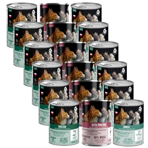 PetRepublic kawałki w sosie Mix Smaków 18x400g dla kota