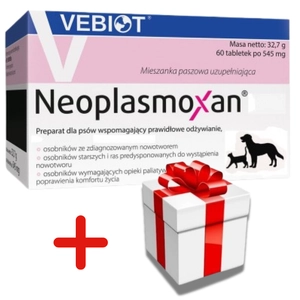 VEBIOT Neoplasmoxan 60 tabletek + NIESPODZIANKA DLA KOTA GRATIS!!