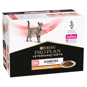 PRO PLAN Veterinary Diets DM St/Ox Diabetes Management Karma dla kotów 10x85g