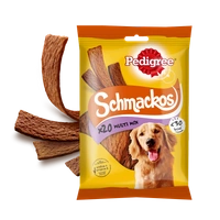 PEDIGREE Schmackos 144g - przysmak dla psów (z wołowiną, z kurczakiem, z jagnięciną, z kaczką)