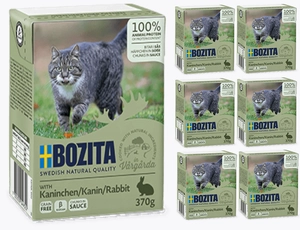 BOZITA Cat Królik W Sosie 6 x 370g
