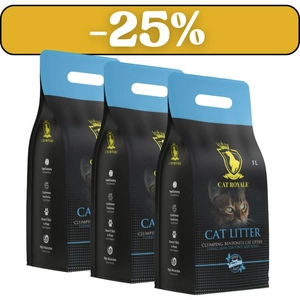 Cat Royale Naturalny żwirek bentonitowy 3x5l