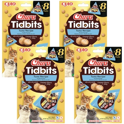 INABA Cat Churu Tidbits - tuńczyk 4x(8x12g)
