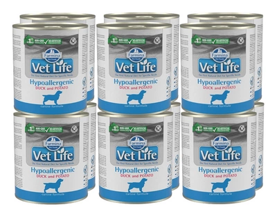 Farmina Vet Life Hypoallergenic Duck & Potato Dog 12x300g