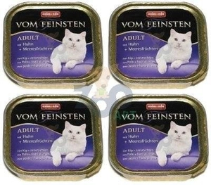 ANIMONDA Vom Feinsten Adult Cat smak: z kurczakiem i owocami morza 6 x 100g