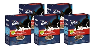 Felix Countryside Sensations z mieszanką wołowiny i kurczaka i z warzywami 5x1kg