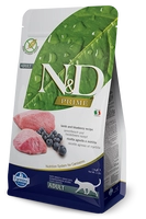 Farmina N&D Prime feline LAMB & BLUEBERRY ADULT 5kg opakowanie uszkodzone (2315)