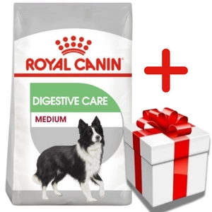 ROYAL CANIN CCN Medium Digestive Care 3kg karma sucha dla psów dorosłych, ras średnich o wrażliwym przewodzie pokarmowym + NIESPODZIANKA DLA PSA GRATIS!!