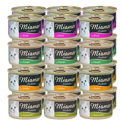 Miamor Pastete Mix smaków 24x85g puszka