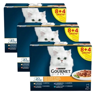 Purina Gourmet Perle Mini Fileciki Karma dla kotów 36x85g