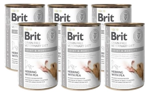 BRIT GF Veterinary Diets Dog Joint &Mobility 6x400g-karma mokra dla psa