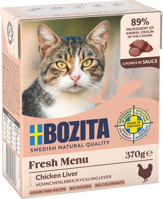 BOZITA Cat Wątróbka Drobiowa W Galaretce 370g