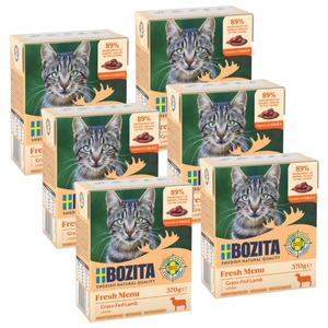 BOZITA Cat Jagnięcina w sosie  6x370g