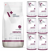 VETEXPERT Hepatic Dog 12kg + Hepatic Dog 6x400g	