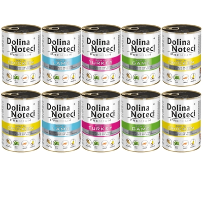 Dolina Noteci PREMIUM MIX Smaków bez wołowiny  10 x 400g