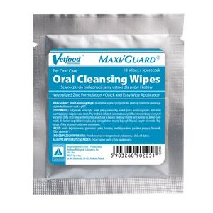 VETFOOD MAXI/GUARD Oral Cleansing Wipes 10 szt.