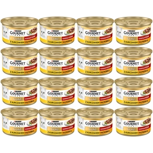 Purina Gourmet Gold kurczak/ wątróbka w sosie 48x85g