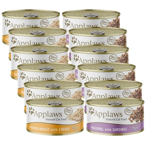 Applaws Cat Mix Smaków 12x70g PUSZKA