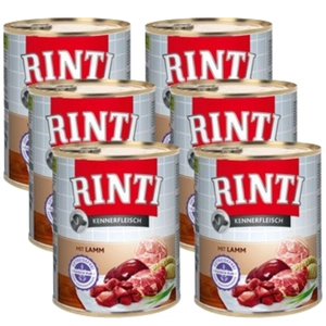 Rinti Kennerfleisch karma mokra dla psa - jagnięcina 6x800g