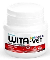 WITA-VET Ca/P = 2, 3,2g Junior+Adult 100 tabletek 