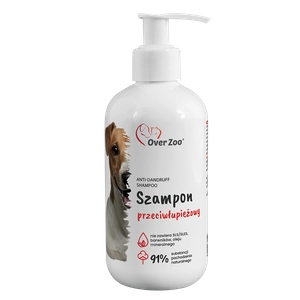OVER ZOO Szampon leczniczy  - przeciwłupieżowy 250ml