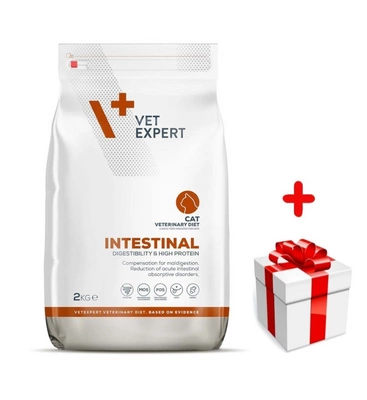 VETEXPERT Cat Intenstinal 2kg + niespodzianka dla kota GRATIS!