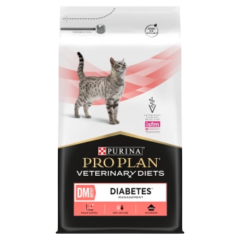 PRO PLAN Veterinary Diets DM St/Ox Diabetes Management Karma sucha dla kota 2kg/Opakowanie uszkodzone (5036) !!! 