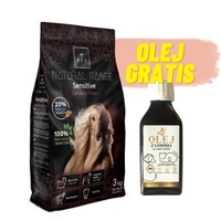 Rex Natural Range Sensitive  Salmon & Potato 3kg + Olej łososiowy GRATIS