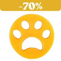 Czyścik do pralki do usuwania sierści - łapka