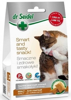 Dr Seidel Smakołyki dla kotów malt - odkłaczanie 50g