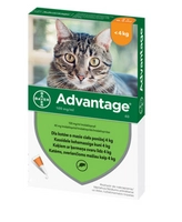 Advantage - dla kotów (0,4mlx4)  *roztwór*  blister
