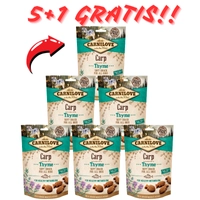 Carnilove Semi-Moist Snack, karp z tymiankiem, 200 g 5+1 GRATIS!!