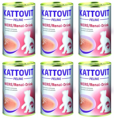 Kattovit Drink Niere/Renal kurczak 6x135ml puszka