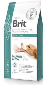 BRIT GF Veterinary Diets Dog Sterilised 12kg\ Opakowanie uszkodzone (2434) !!!