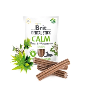BRIT CARE Dog Dental Stick Calm with Hemp & Motherwort 7szt (251g)