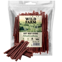 WILD FARM paluszki z wołowiny 500g przysmak dla psa