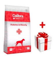 Calibra Veterinary Diets Dog Diabetes Obesity 12kg + niespodzianka dla psa GRATIS!