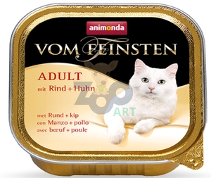 ANIMONDA Cat Vom Feinsten adult cat smak: wołowina + kurczak 100g