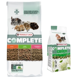 VERSELE-LAGA Cuni Junior Complete  8kg - pokarm dla młodych królików +VERSELE LAGA Crock Complete Herbs - przysmak z ziołami dla królików i gryzoni 50g